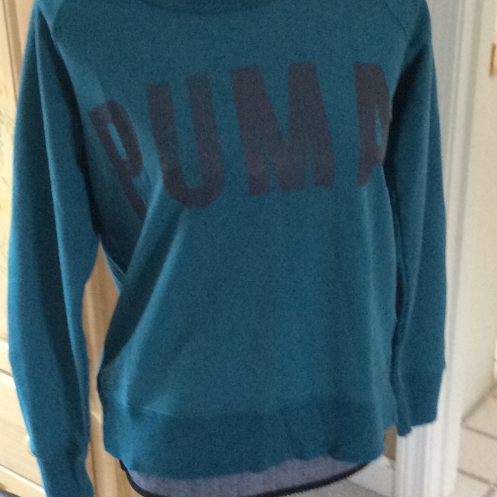 Puma sweat shirt teal